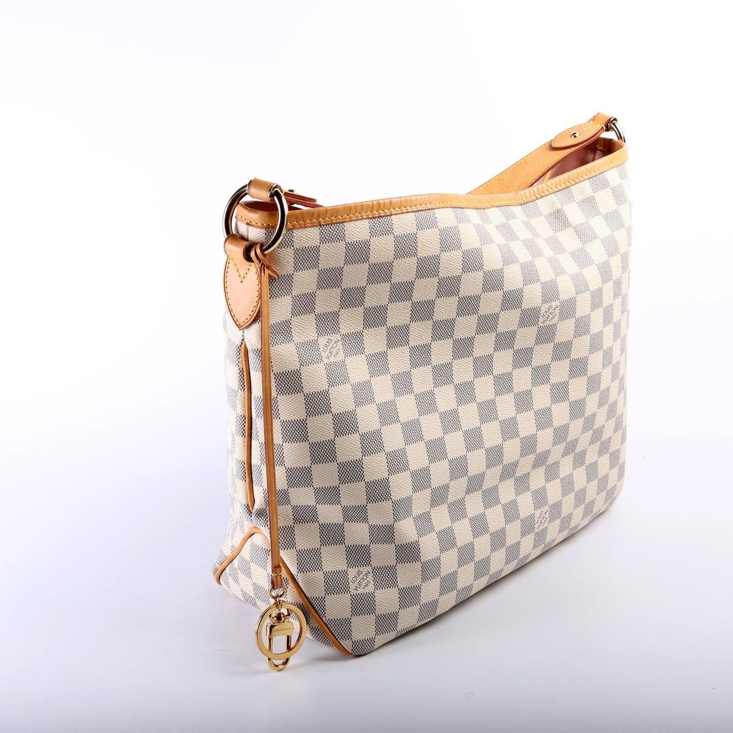 Louis Vuitton Delightful MM Azur Damier Handbag Azur 6