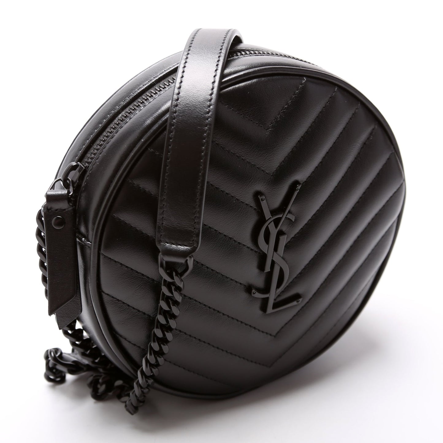 YSL Saint Laurent Grain De Round Camera Bag Crossbody Bag