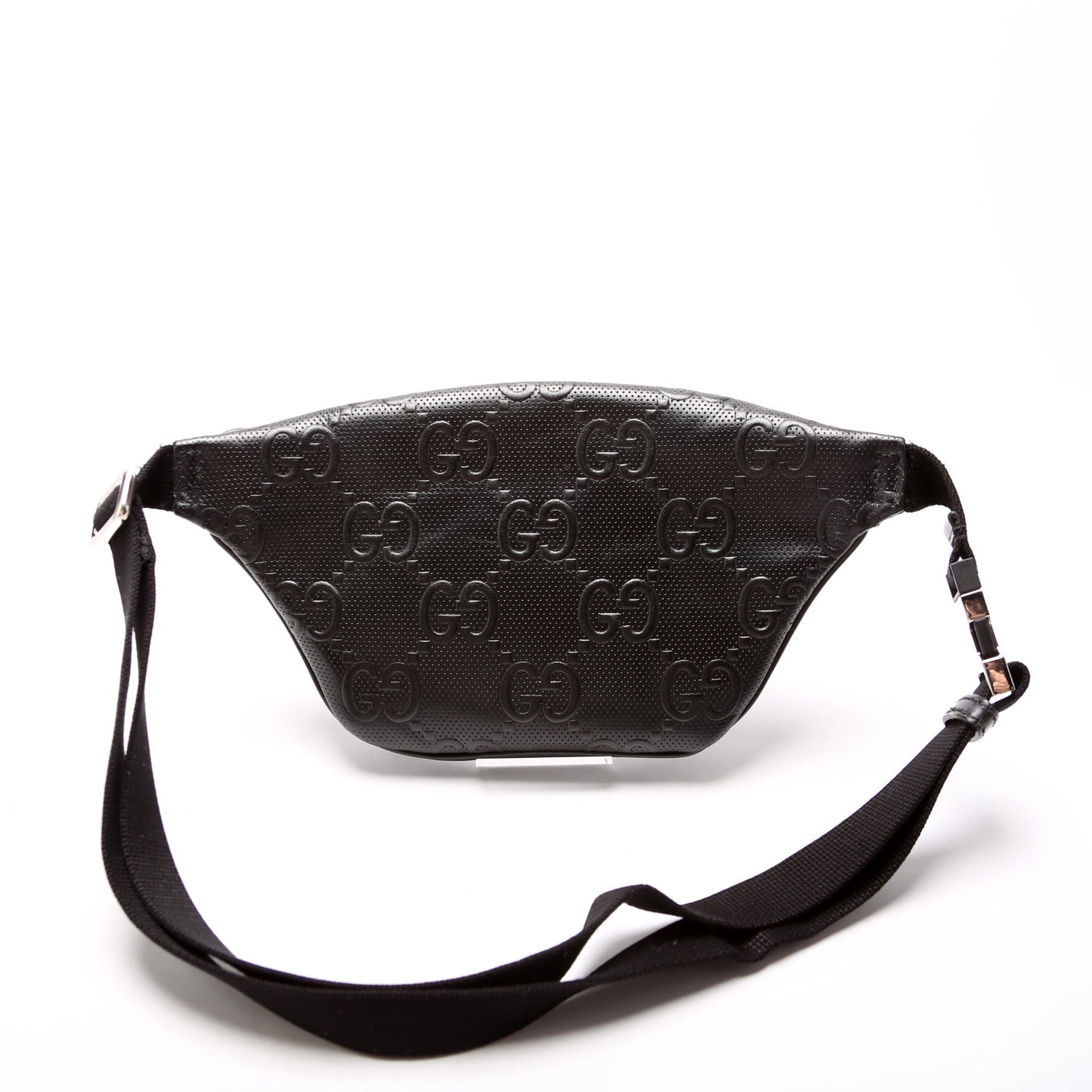 Gucci GG Embossed Black Belt