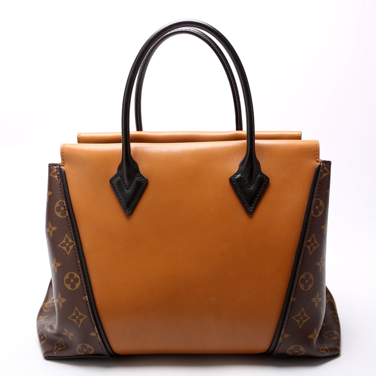 Louis Vuitton W Cuir Orfevre Monogram Brown PM Tote Bag
