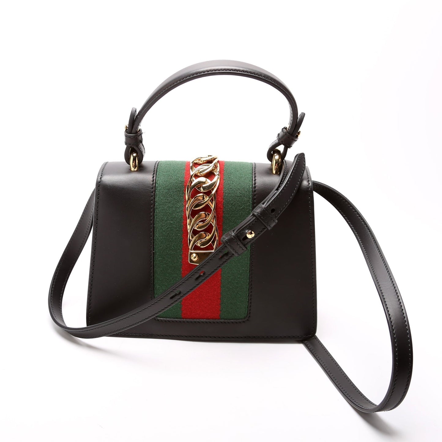 Gucci Sylvie Black Mini Travel Bag