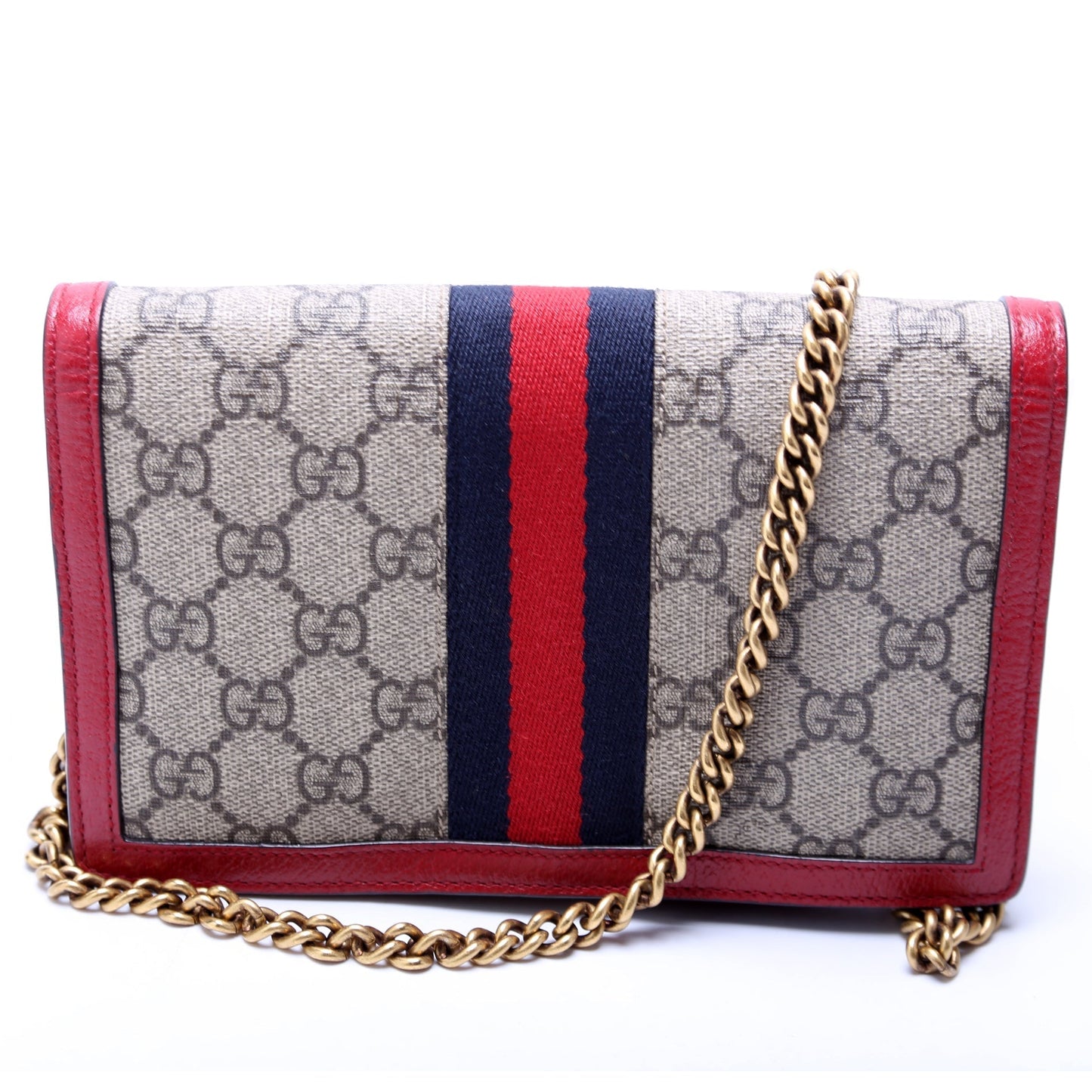 Gucci Queen Margaret WOC Red Travel Bag
