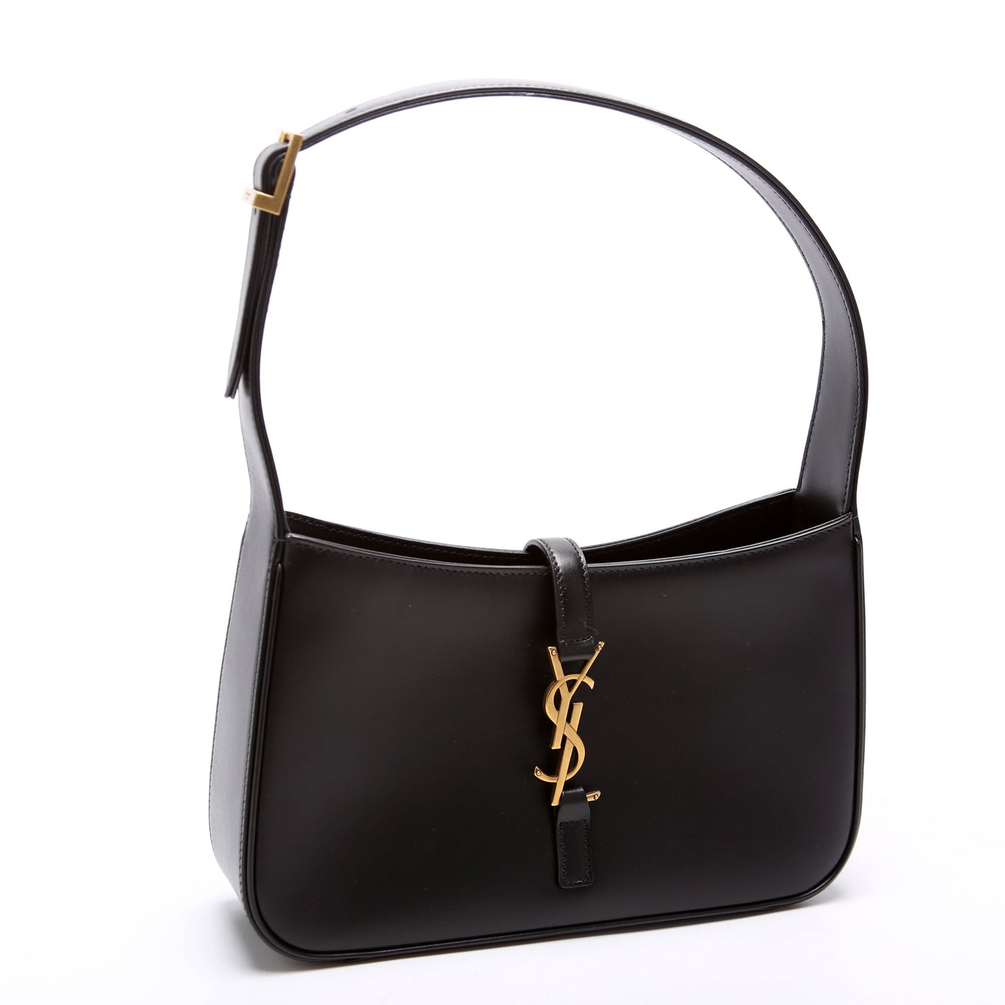 YSL Saint Laurent Saint Laurent Le Hobo Bag Leather Black Shoulder Bag