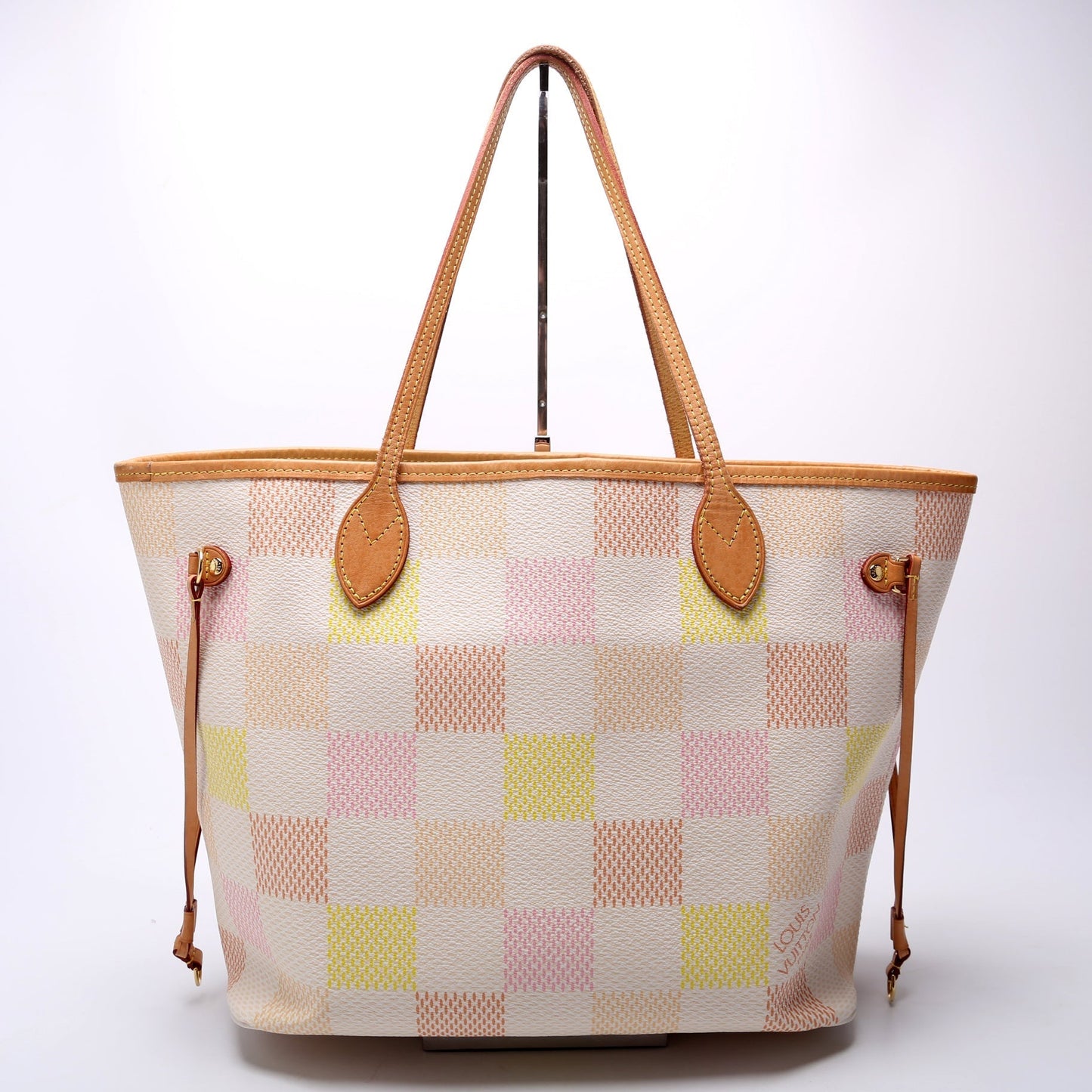 Louis Vuitton Neverfull W MM Giant Peach Damier Wallet Case