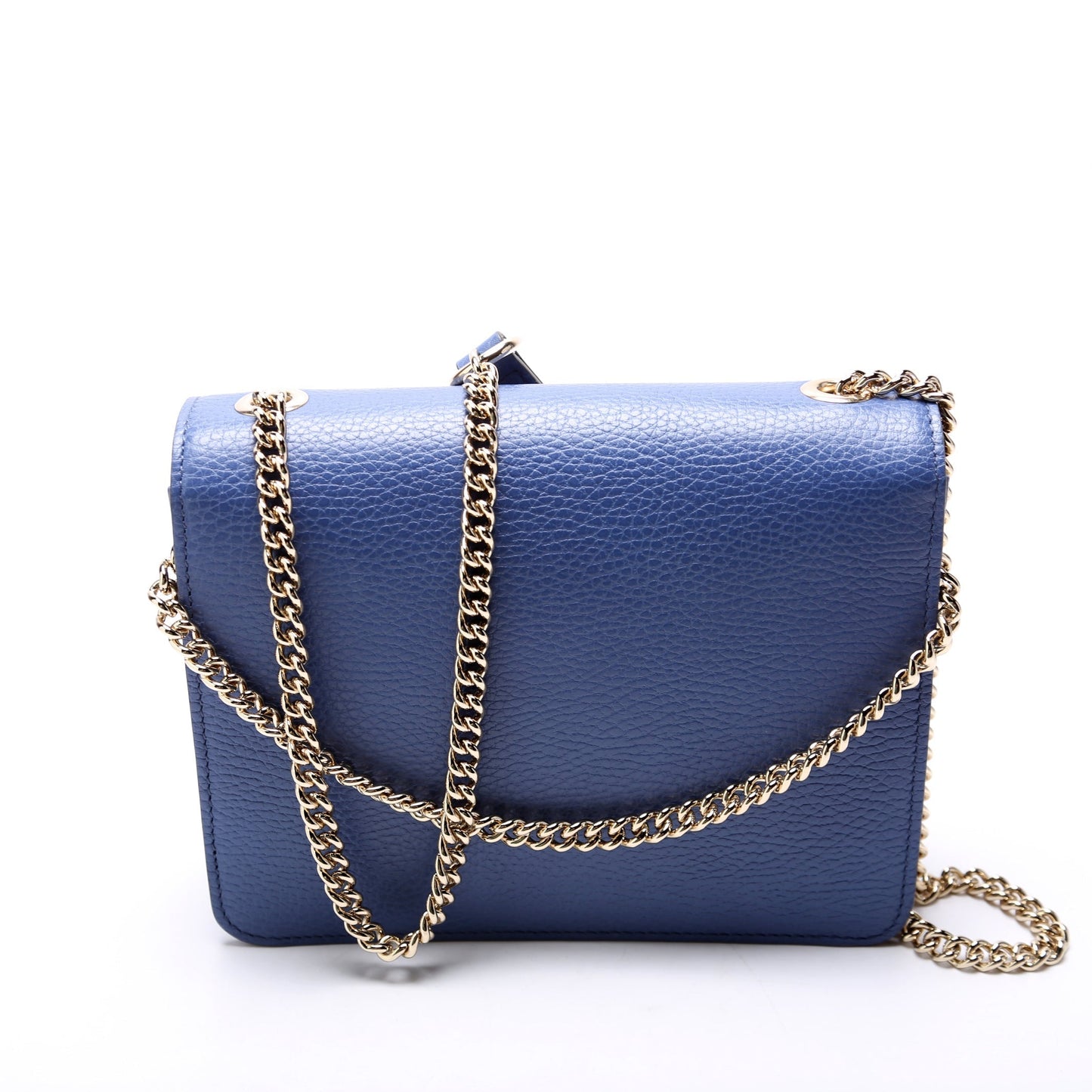 Gucci Interlocking Blue Small Crossbody Bag