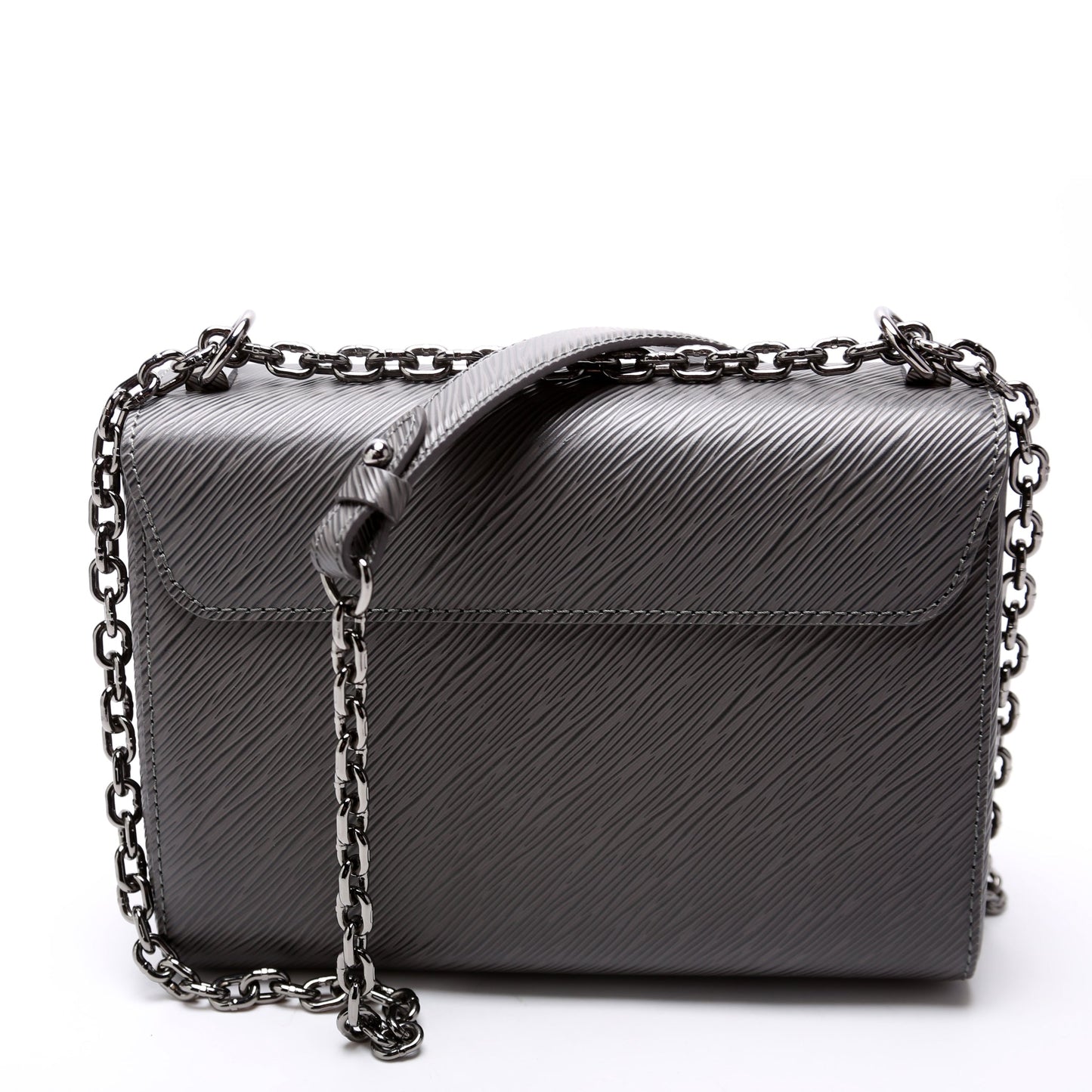 Louis Vuitton Twist Grey MM Epi Handbag