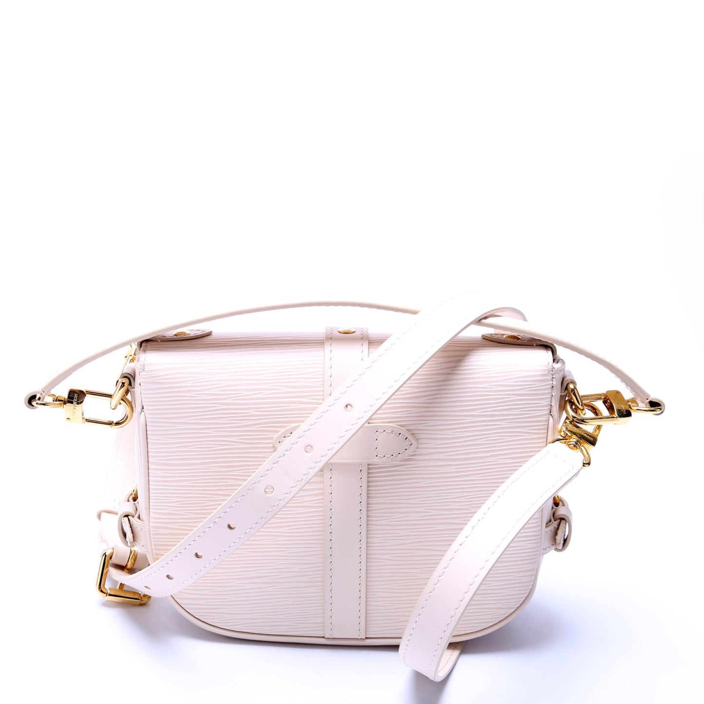 Louis Vuitton Saumur BB Softer White Epi Handbag