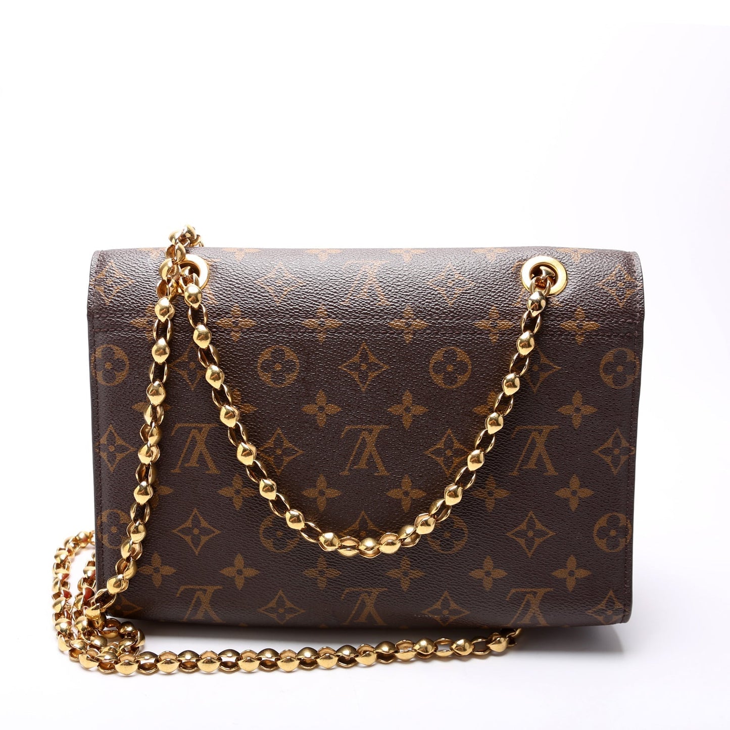 Louis Vuitton Victoire Monogram Red Handbag Monogram Red
