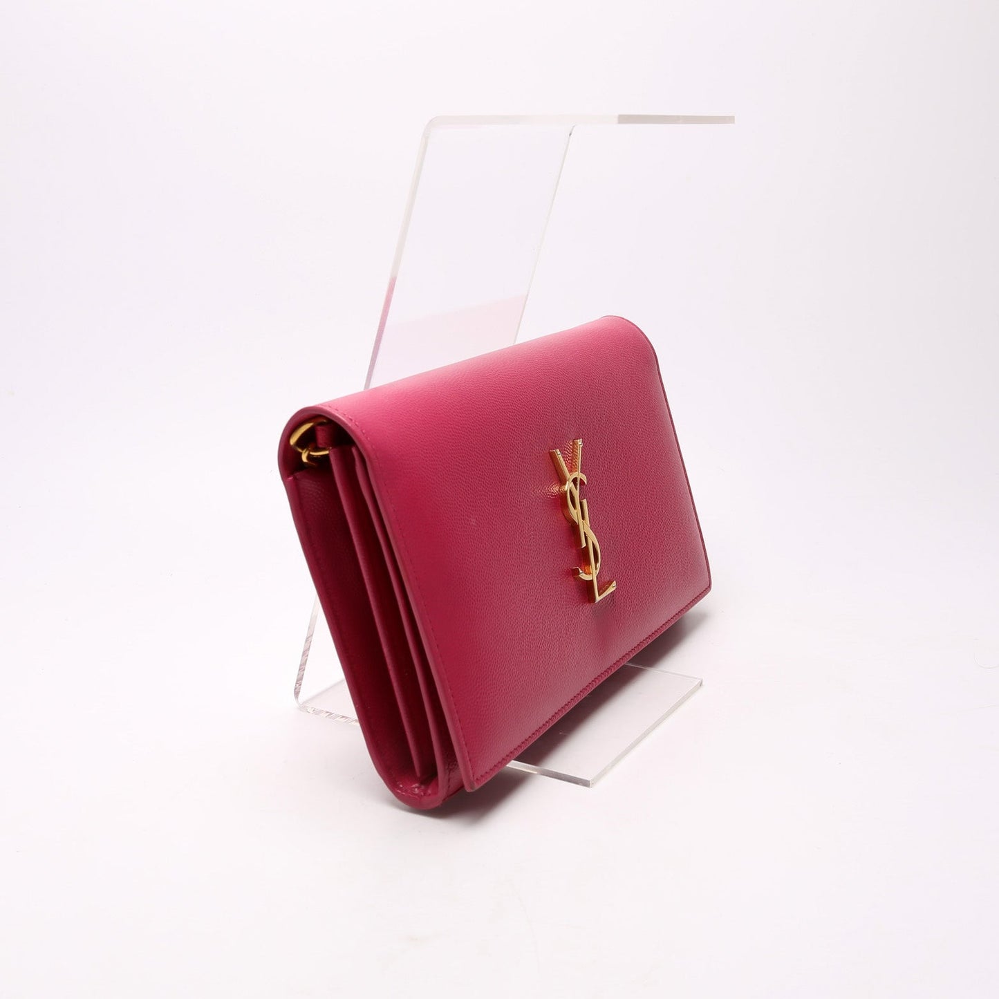 YSL Saint Laurent Kate Wallet Bag Pink Chain Travel Bag