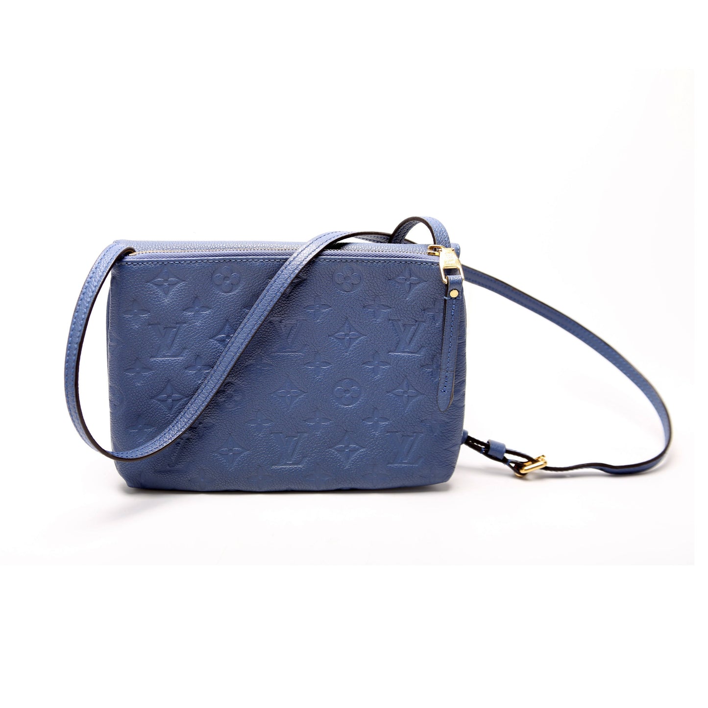 Louis Vuitton Twice Blue Empreinte Handbag