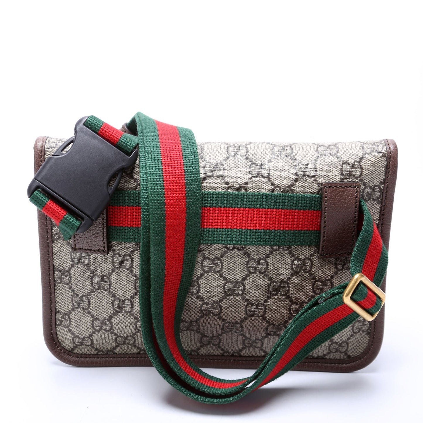 Gucci GG Supreme Neo Web Brown Belt Bag Brown