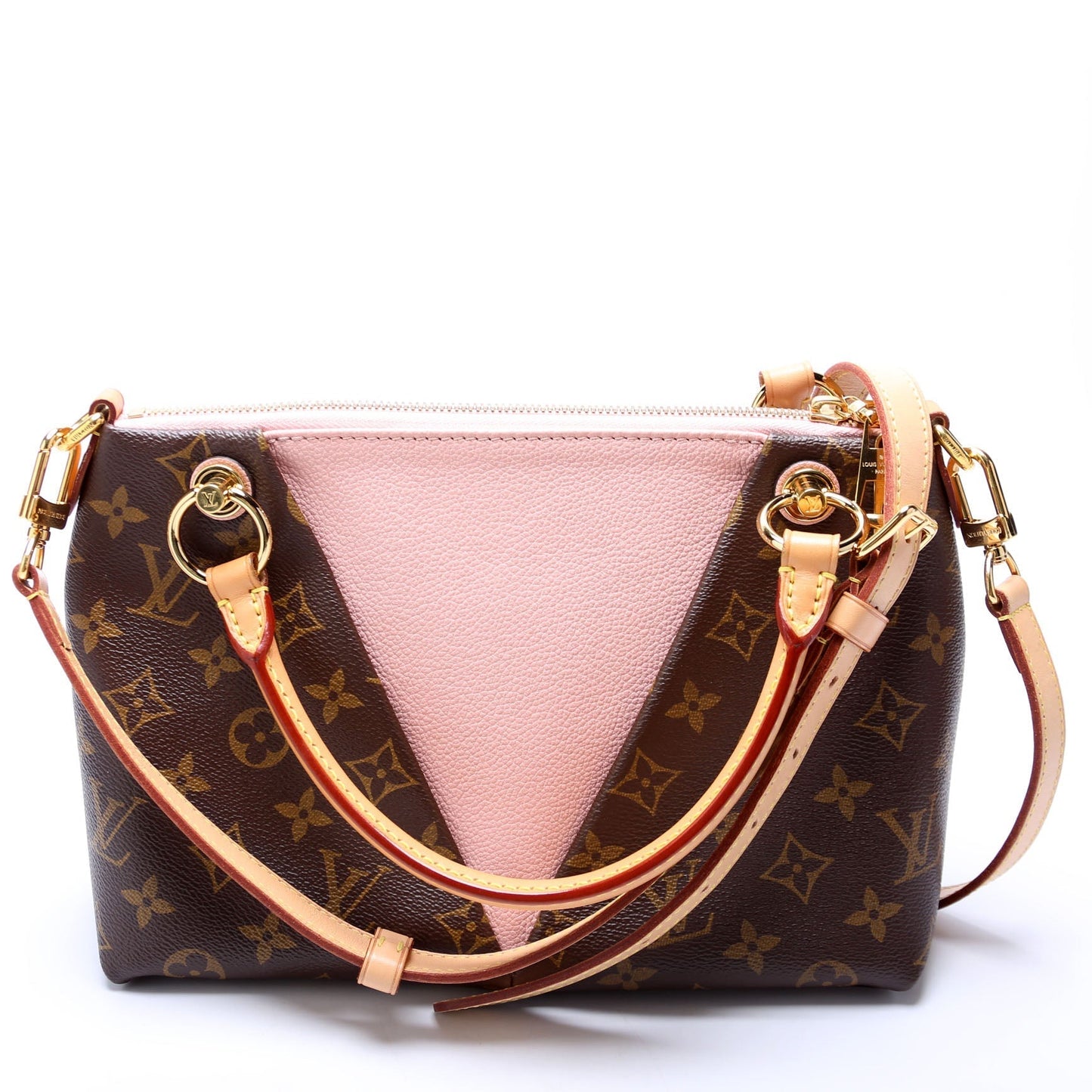 Louis Vuitton V BB Monogram Pink Tote Bag