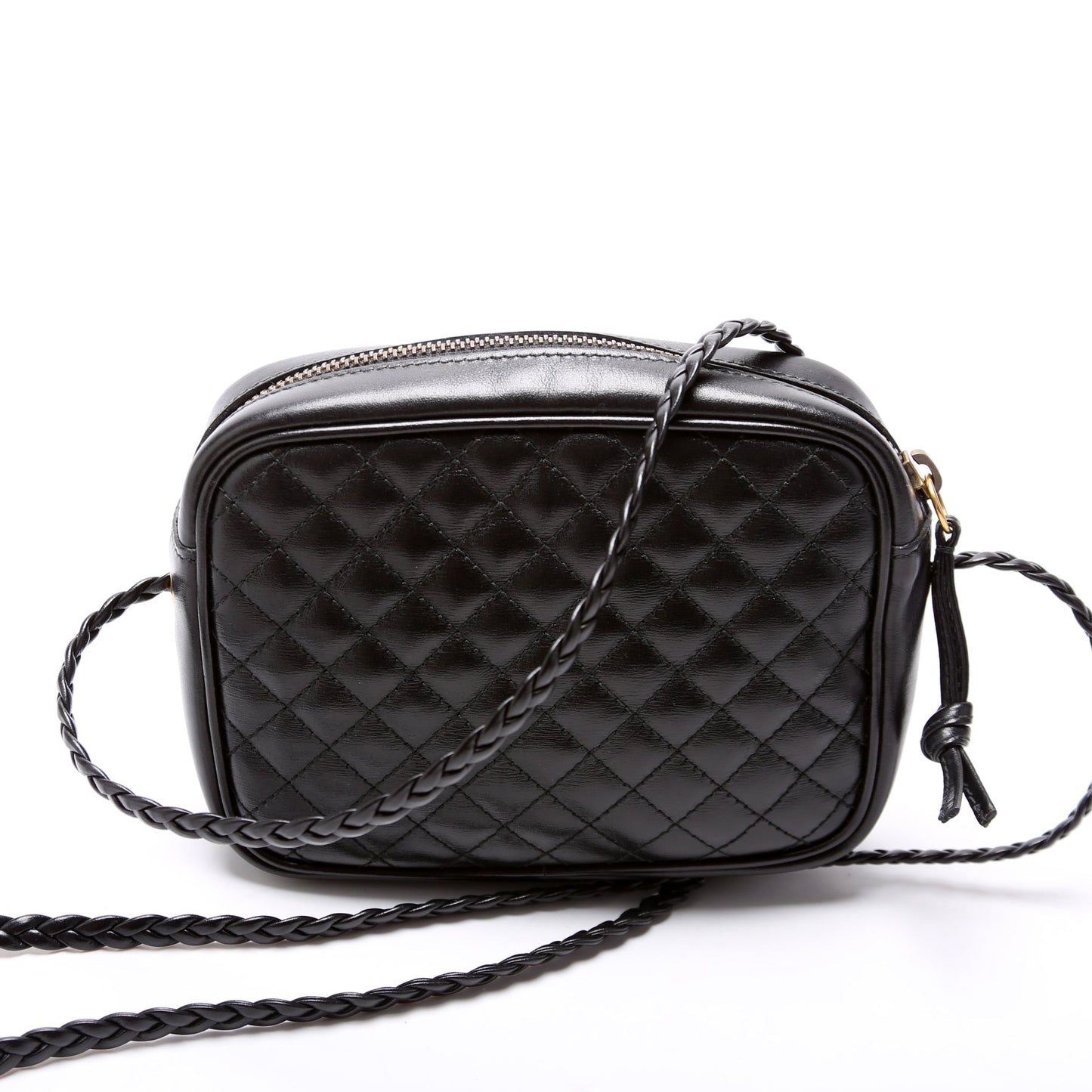 Gucci Trapuntata Leather Black Mini Travel Bag