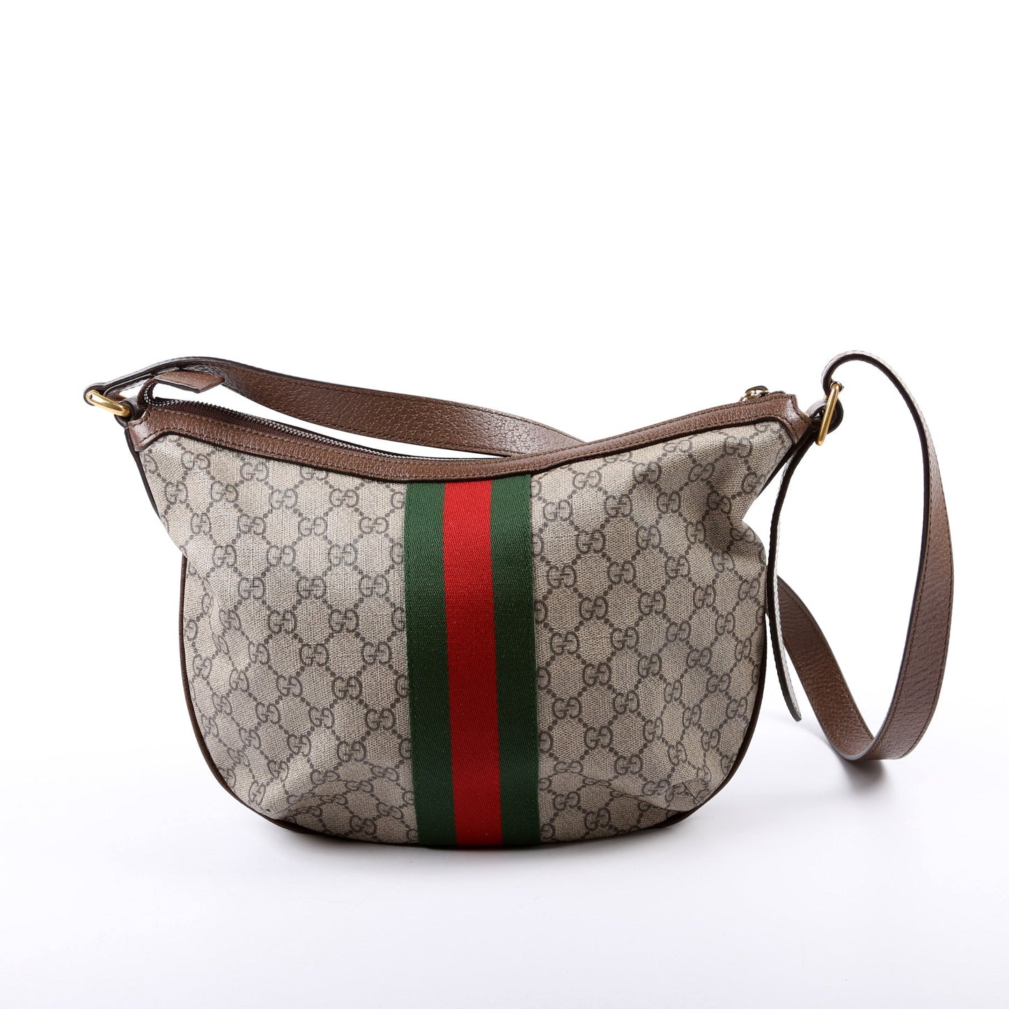 Gucci Ophidia GG Supreme Brown Small Shoulder Bag Brown 1