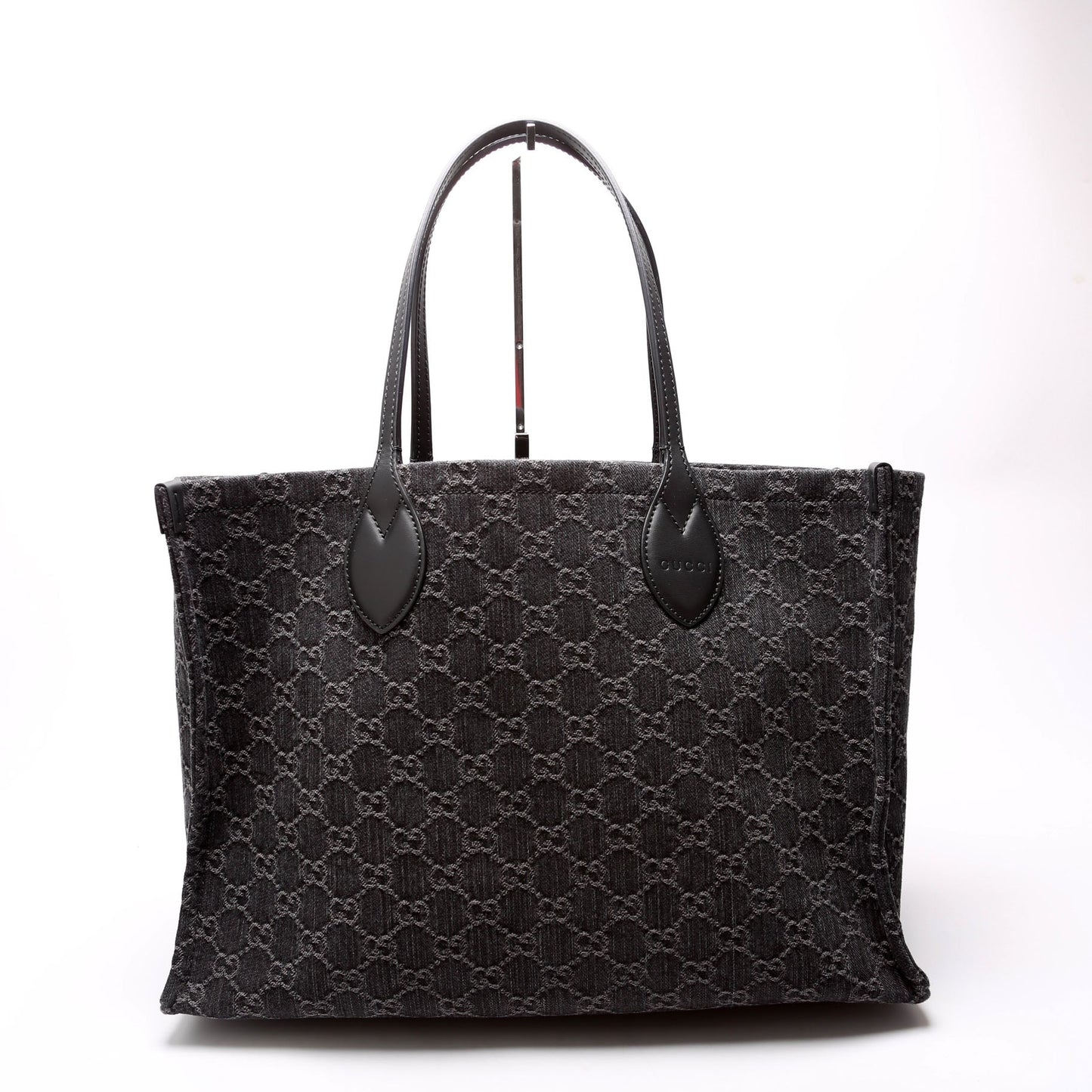 Gucci Summer Denim Black Large Tote Bag