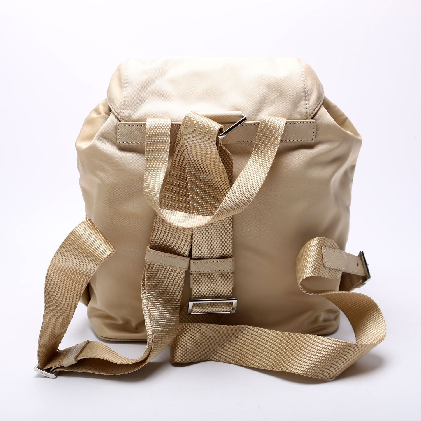 Prada Re Backpack Bag Nylon Tan
