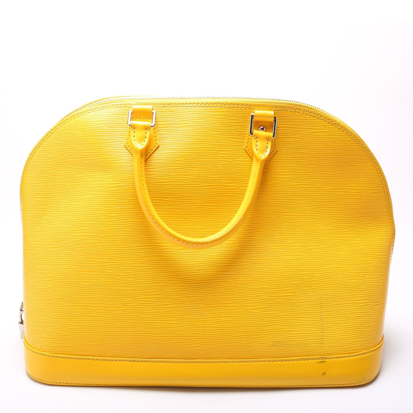 Louis Vuitton Alma GM Epi Yellow Handbag
