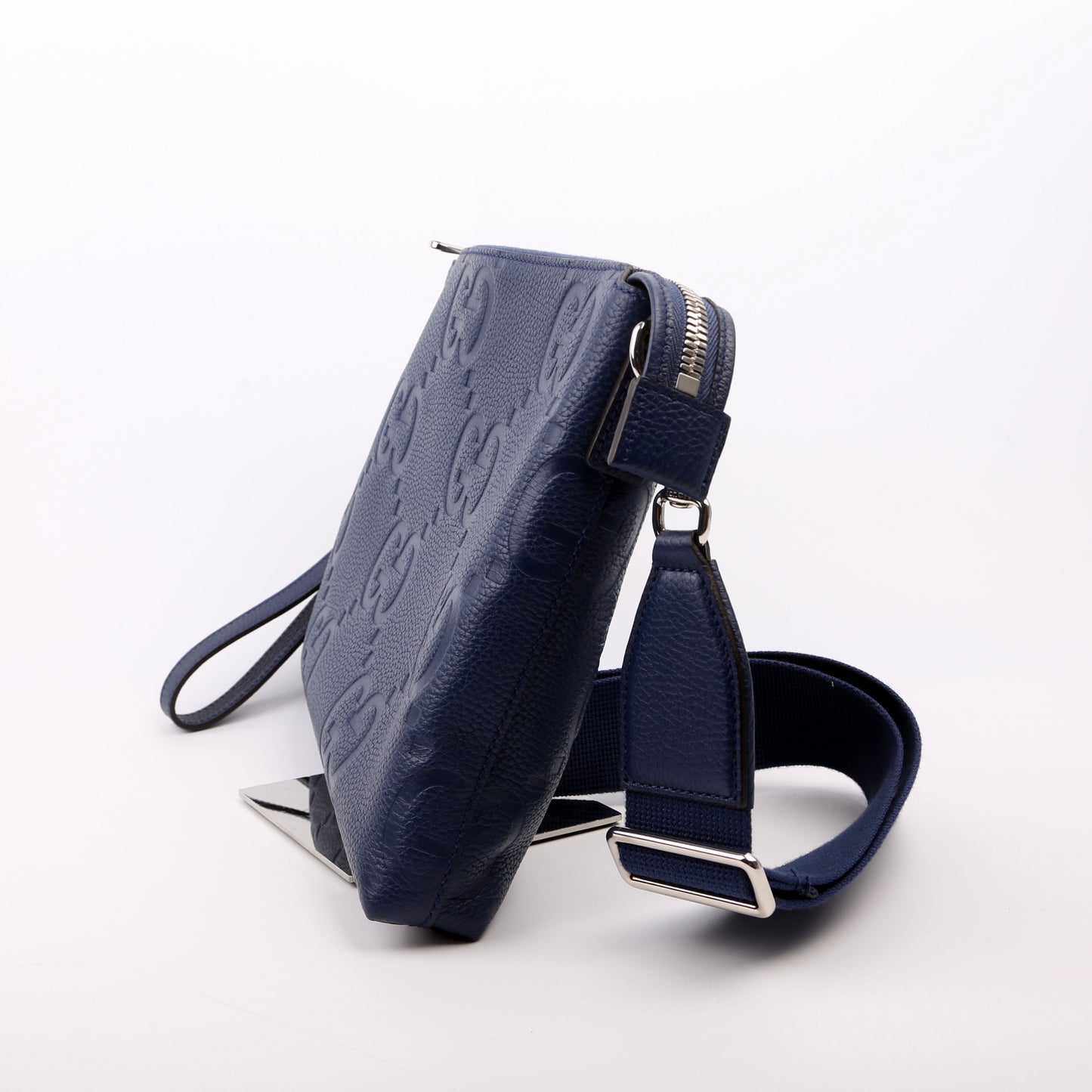 Gucci Jumbo GG Messenger Blue Travel Bag