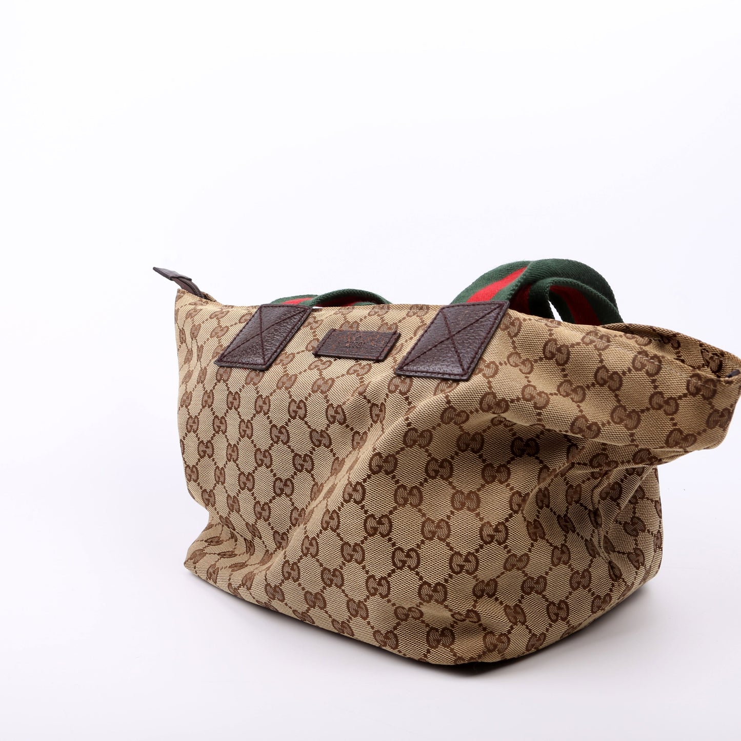 Gucci GG Web Canvas Bucket Tote Bag Tote 2