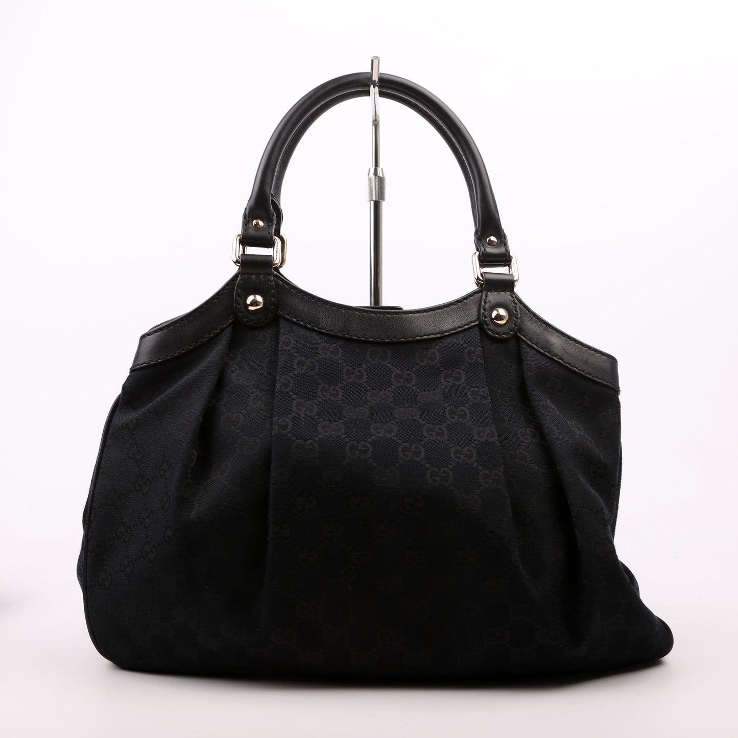 Gucci Sukey GG Canvas Black Medium Travel Bag
