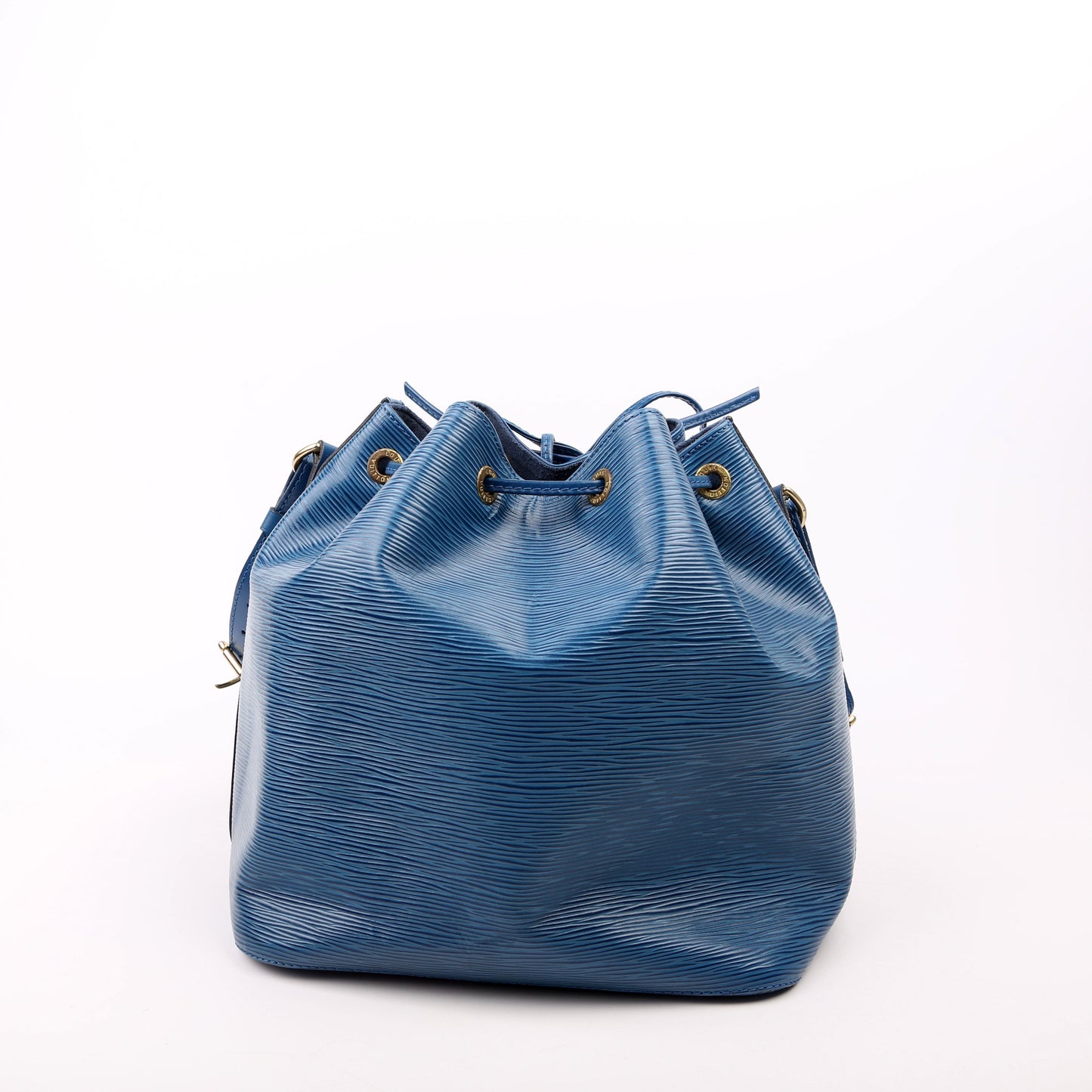 Louis Vuitton Noe Petit Epi Blue Handbag