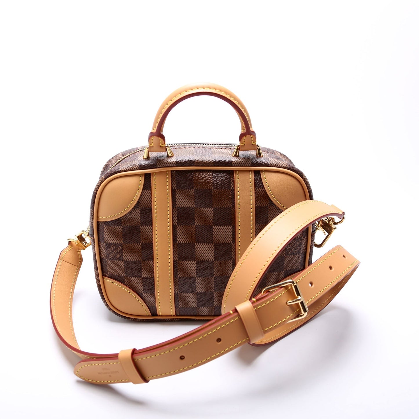 Louis Vuitton Valisette Souple BB Ebene Handbag