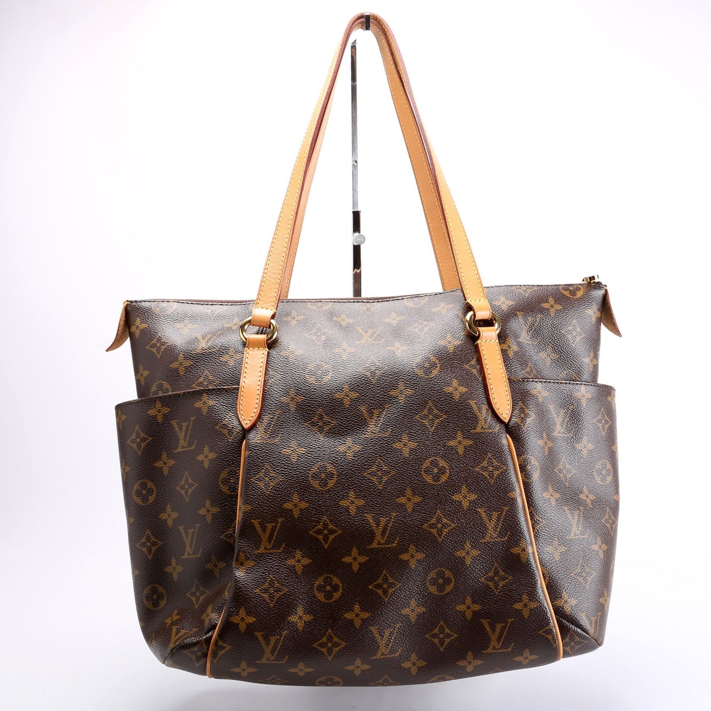 Louis Vuitton Tottally Monogram Brown Beige MM Handbag