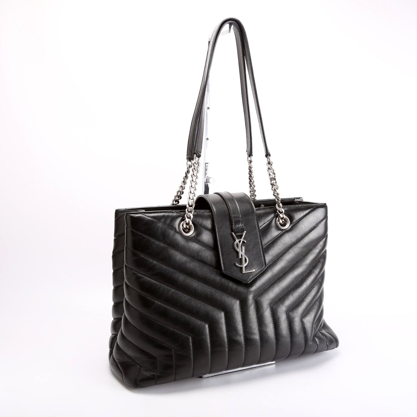 YSL Saint Laurent Saint Laurent Loulou Shopper Bag Black Large Tote Bag