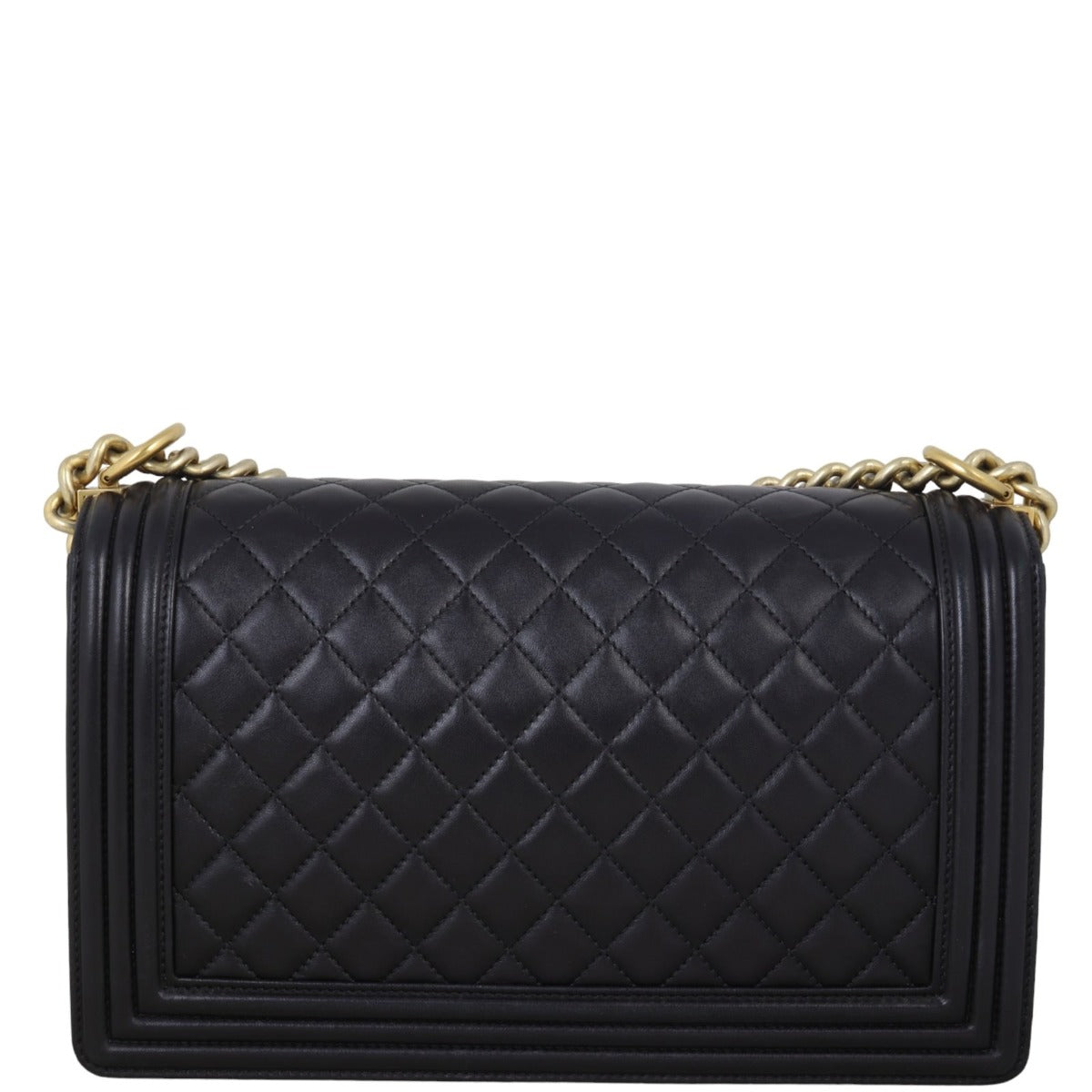 Chanel Boy New Handbag Quilted Black Shoulder Bag
