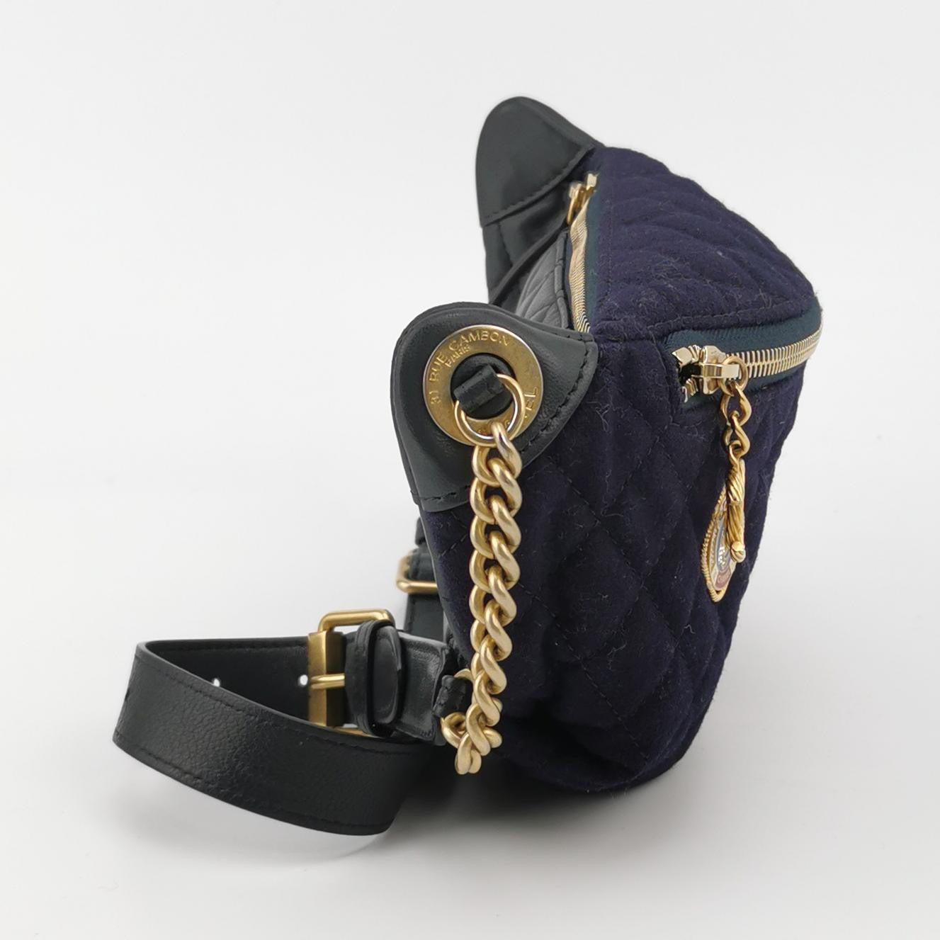 Chanel Belt Métiers d'Art Paris-Hamburg Wool Nautical Key Chain