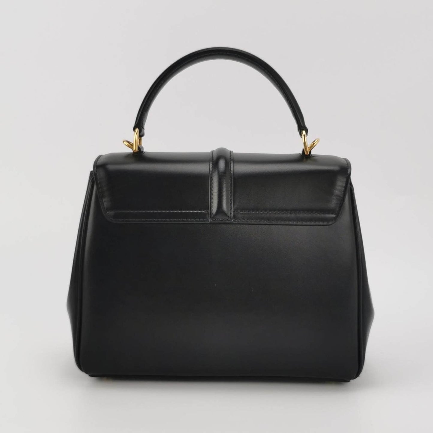 Celine Bag Smooth Calfskin Leather Black Travel Bag