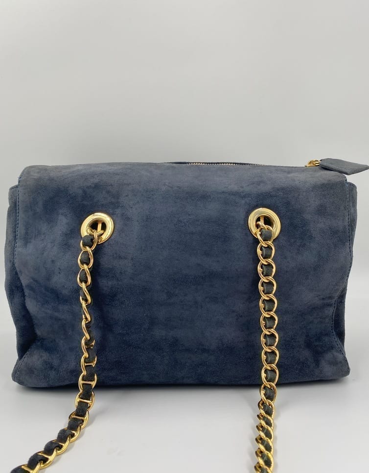 Prada Tote Suede Tote Bag