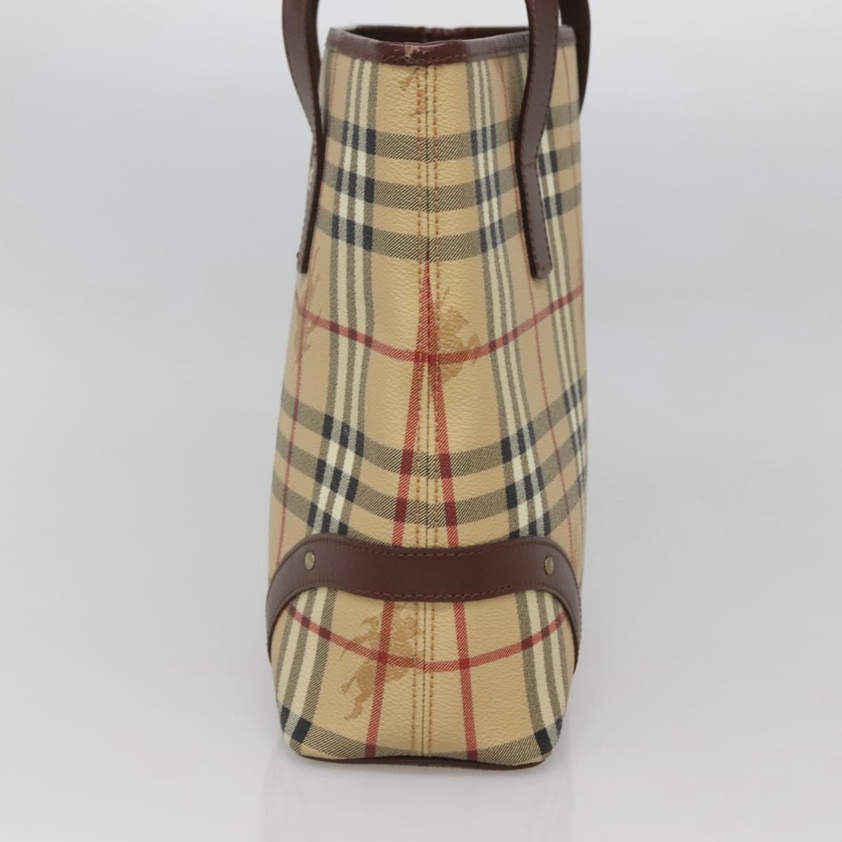Burberry Nova Check Tote Bag Canvas Beige Tote Bag 92