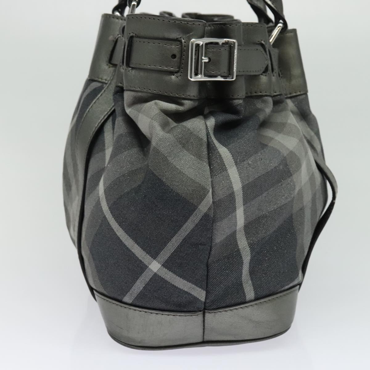 Burberry Nova Check Tote Bag Canvas Black Tote Bag 3