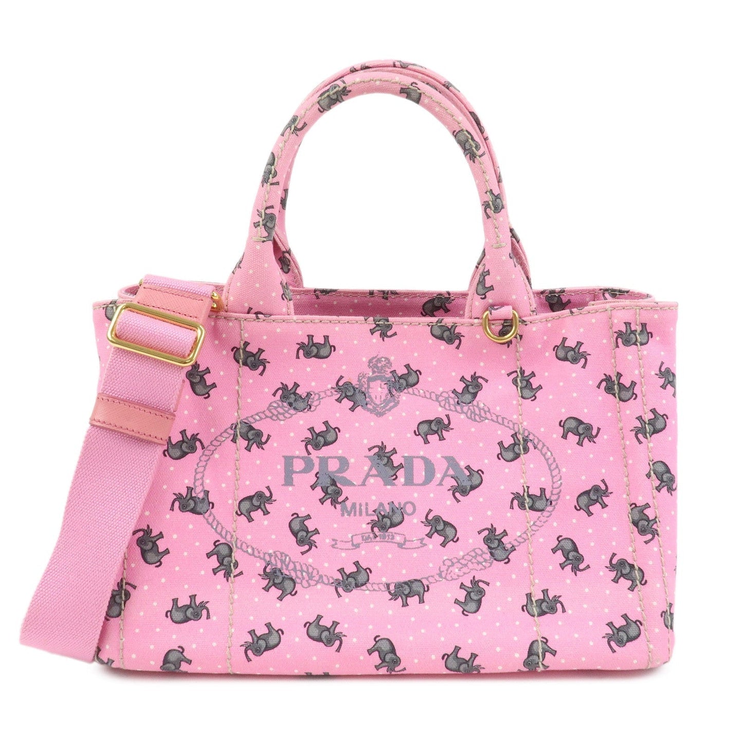 Shoulder Bag Canapa Elephant 2Way Bag Canvas Mini