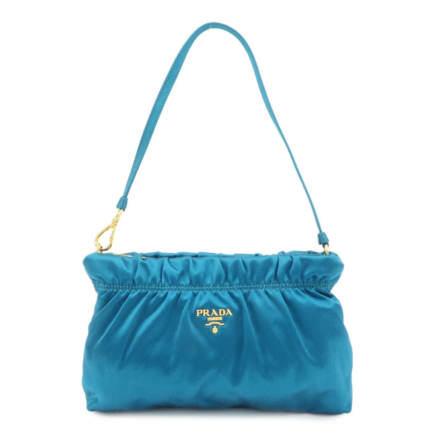 Bag Cosmetic Pouch Hand Bag d Satin Blue Mini Mini Bag