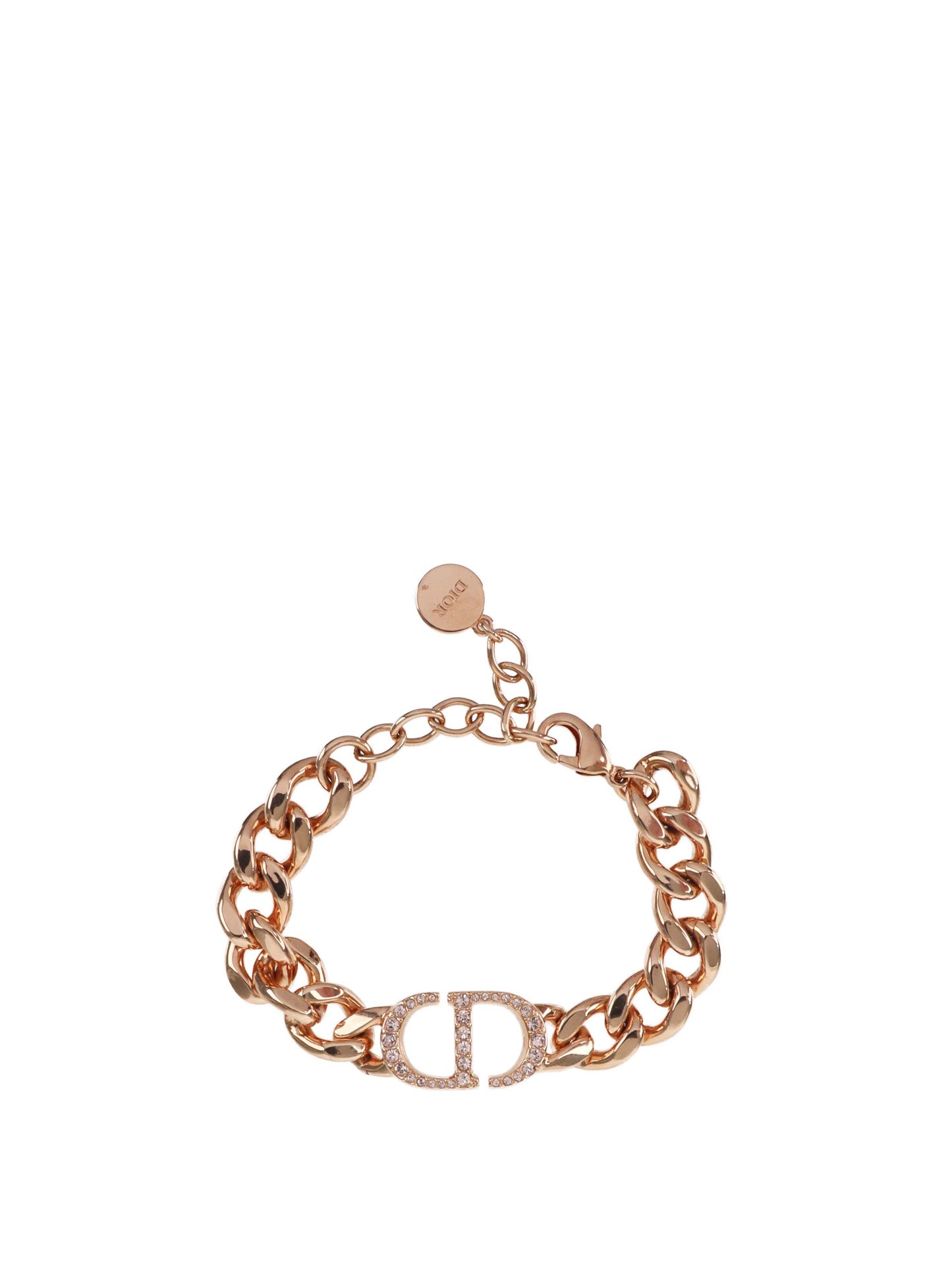 Dior Handbag 30 Montaigne Link Bracelet Pink Jewelry