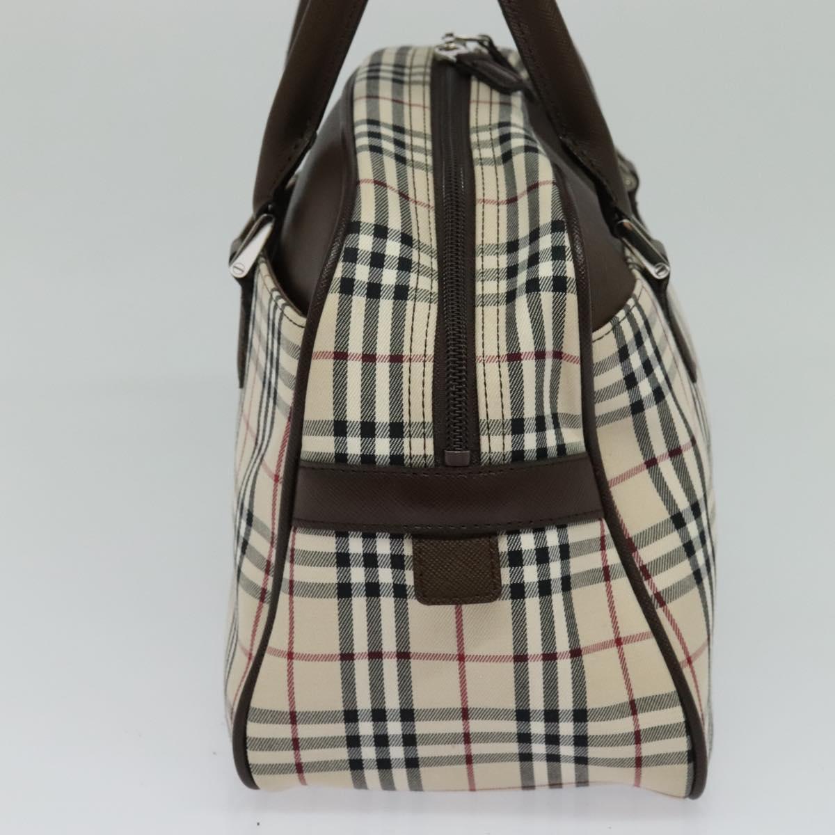 Burberry Nova Check Tote Bag Canvas Beige Tote Bag 105