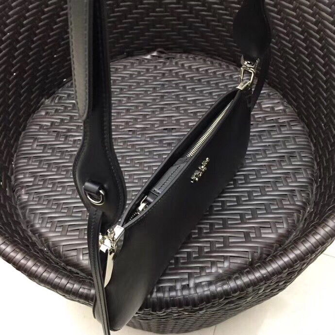 Prada Sidonie Shoulder Bag Leather Black