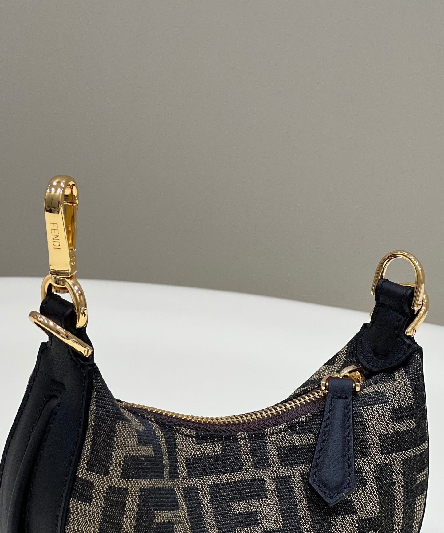 Fendi Nano Figraphy Ff Brown Travel Bag