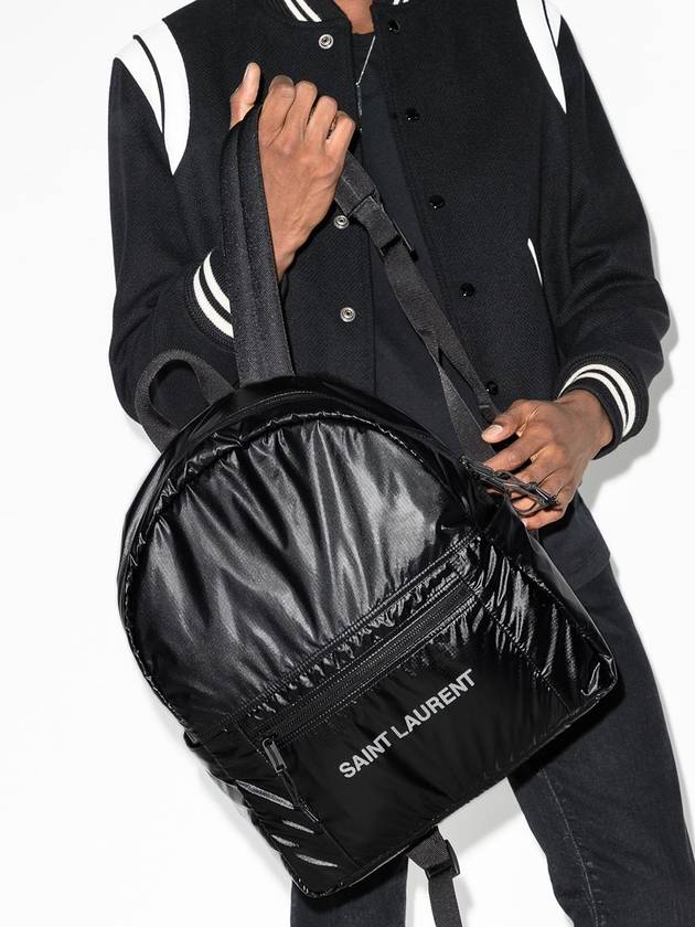 YSL Saint Laurent Luxury Trending Nuxx Backpack In Backpack Nylon Black Ho27Z 1054 4