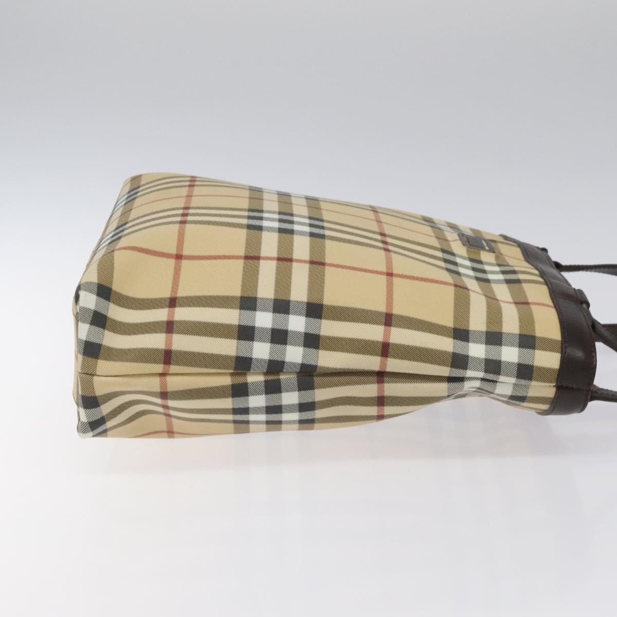 Burberry Nova Check Tote Bag Canvas Beige Tote Bag 134