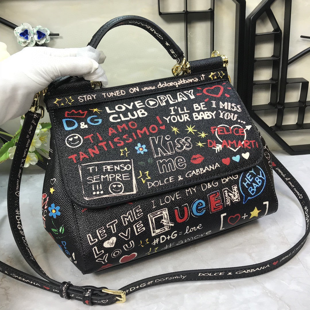 Top Quality Sicily Handbag In Dauphine Muticolour Medium Travel Bag 102In26Cm 7740