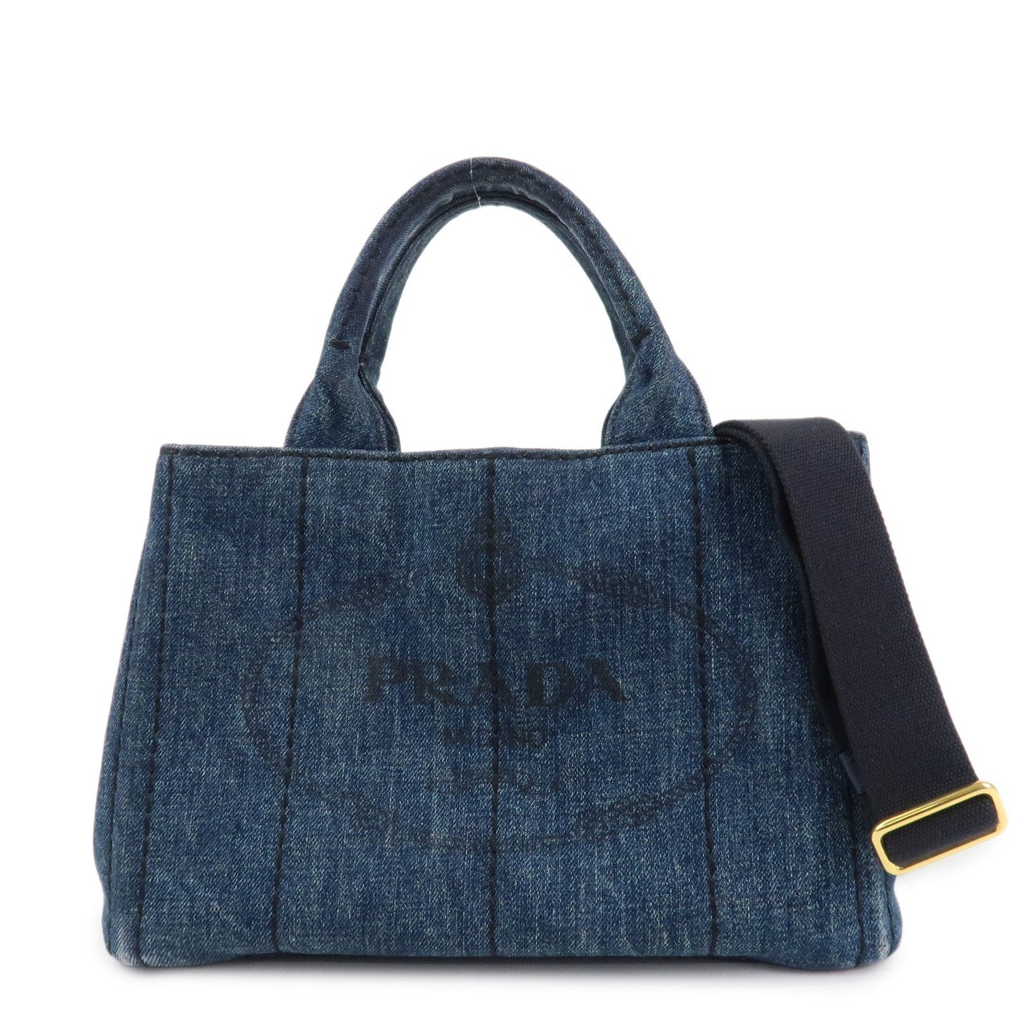 Tote Bag Canapa 2Way Shoulder Bag d Denim Blue Mini