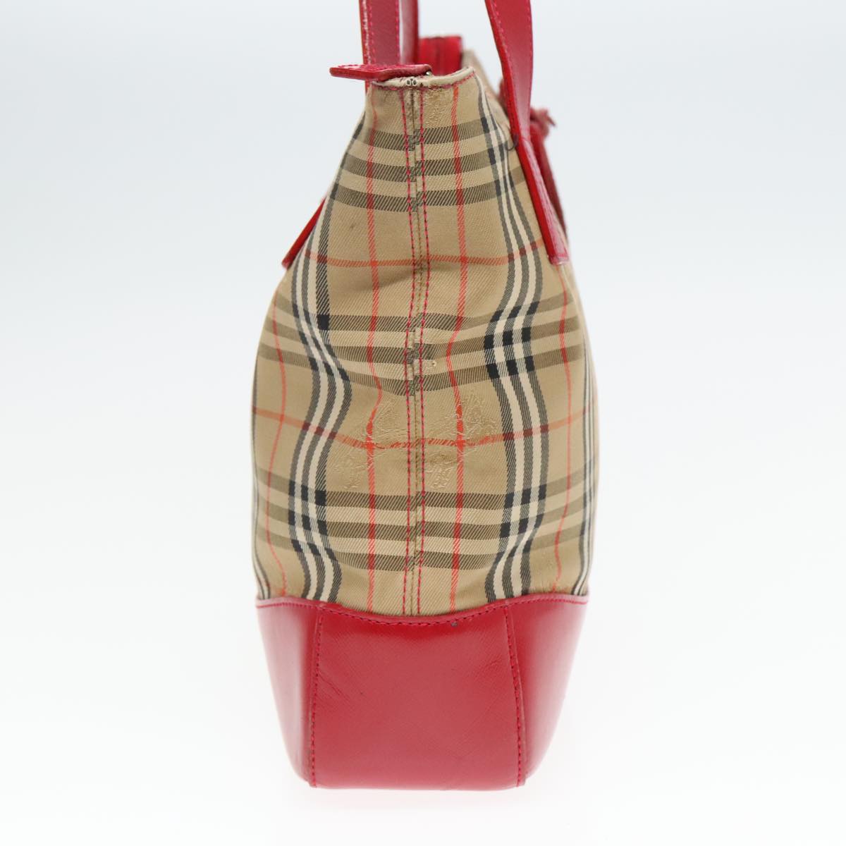 Burberry Nova Check Tote Bag Canvas Beige Tote Bag 72
