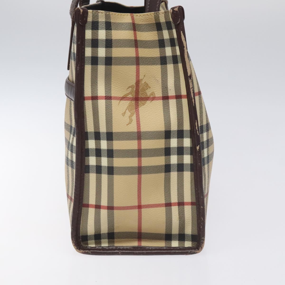 Burberry Nova Check Tote Bag Canvas Beige Tote Bag 68
