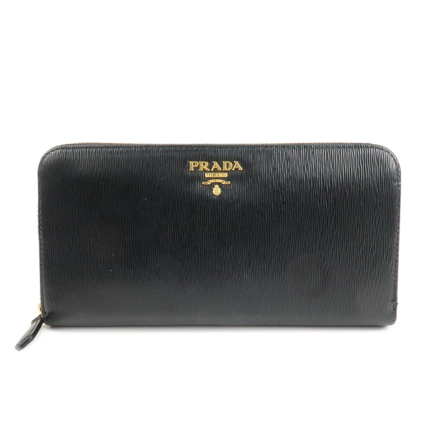 Move Round Zippy Wallet d Leather Vitello Black Handbag
