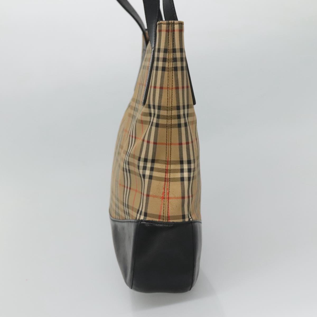 Burberry Nova Check Shoulder Bag Canvas Beige Shoulder Bag 56