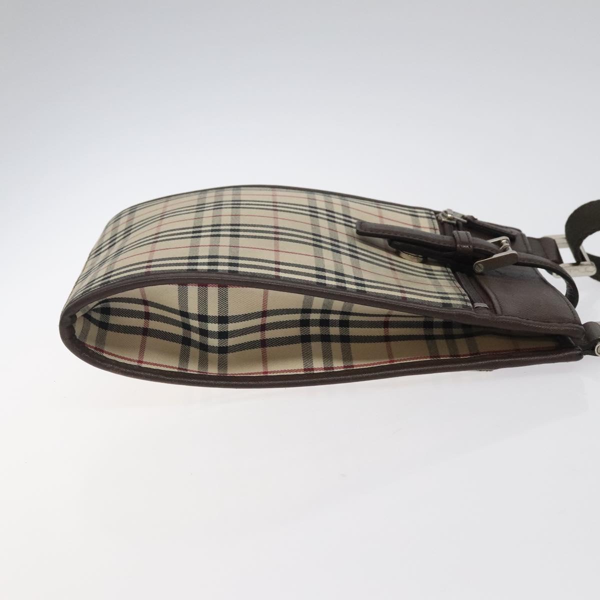 Burberry Nova Check Shoulder Bag Canvas Beige Shoulder Bag 41