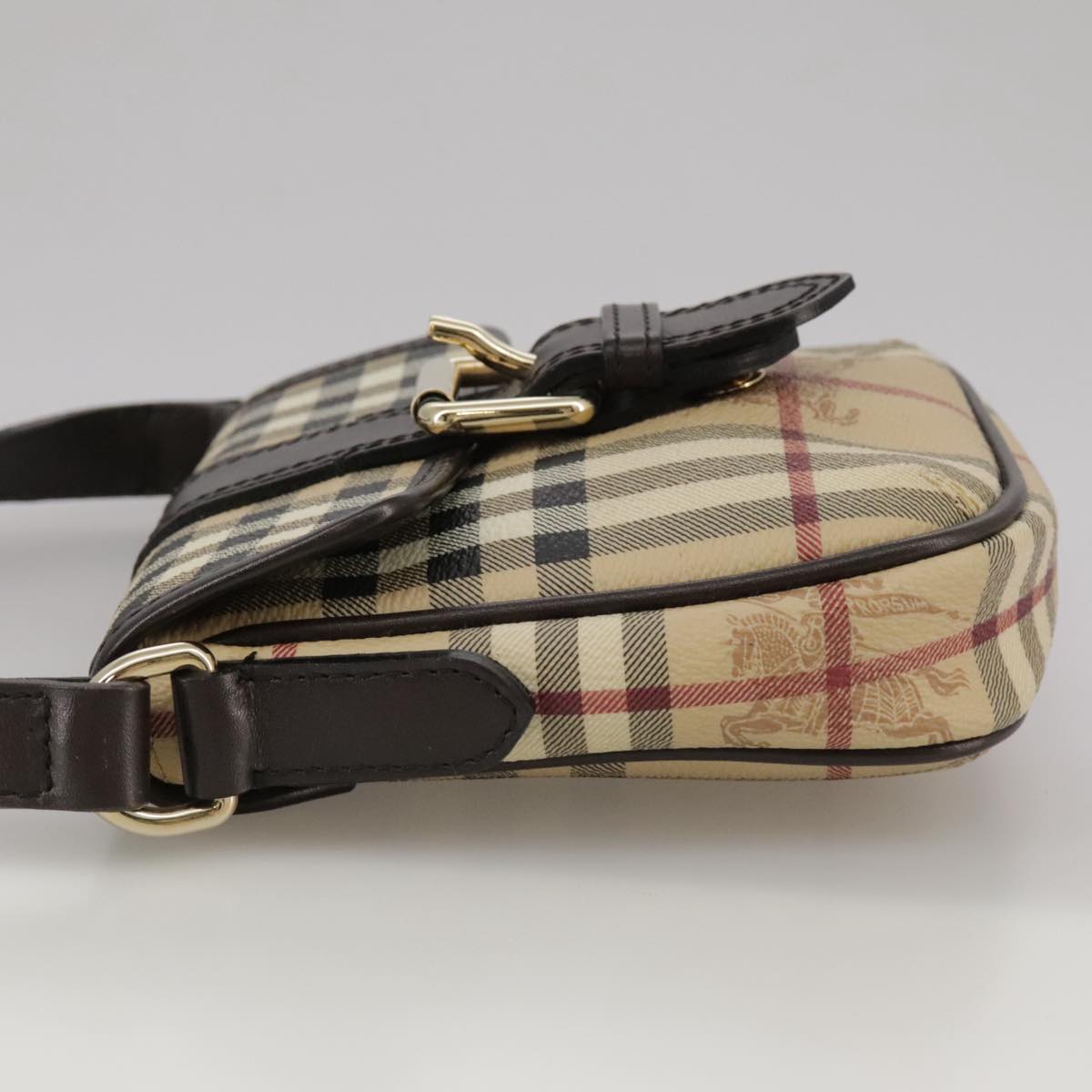 Burberry Nova Check Shoulder Bag Canvas Beige Shoulder Bag 59